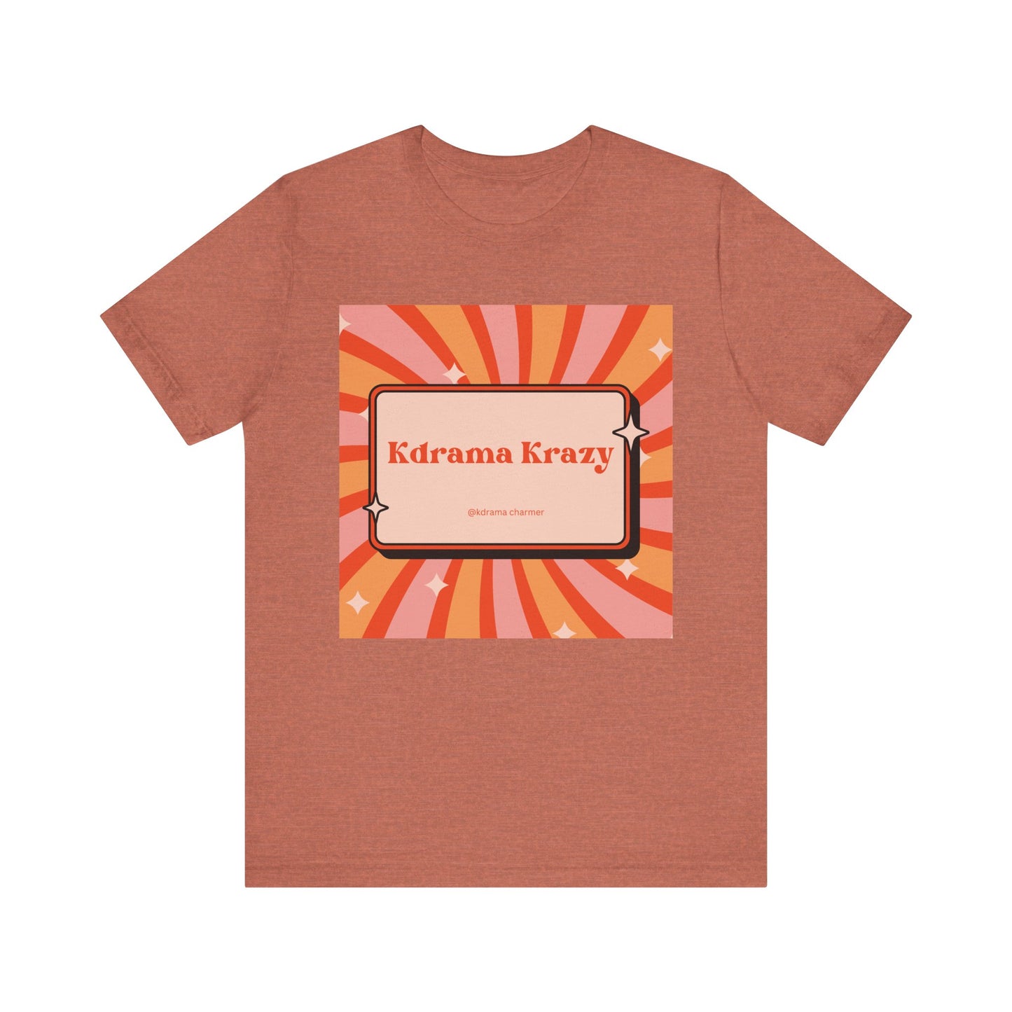 "K-Drama Krazy" Retro Fan T-Shirt | Korean Drama Lover Gift