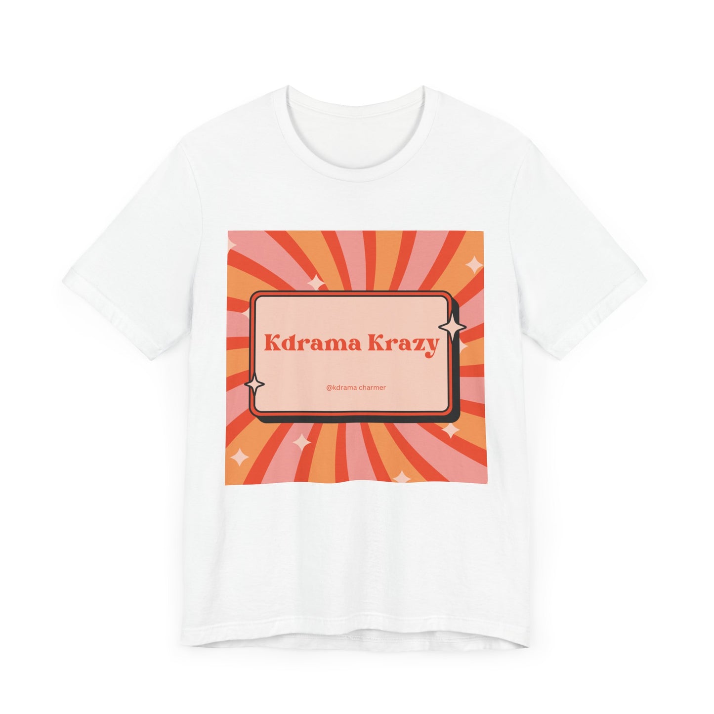 "K-Drama Krazy" Retro Fan T-Shirt | Korean Drama Lover Gift