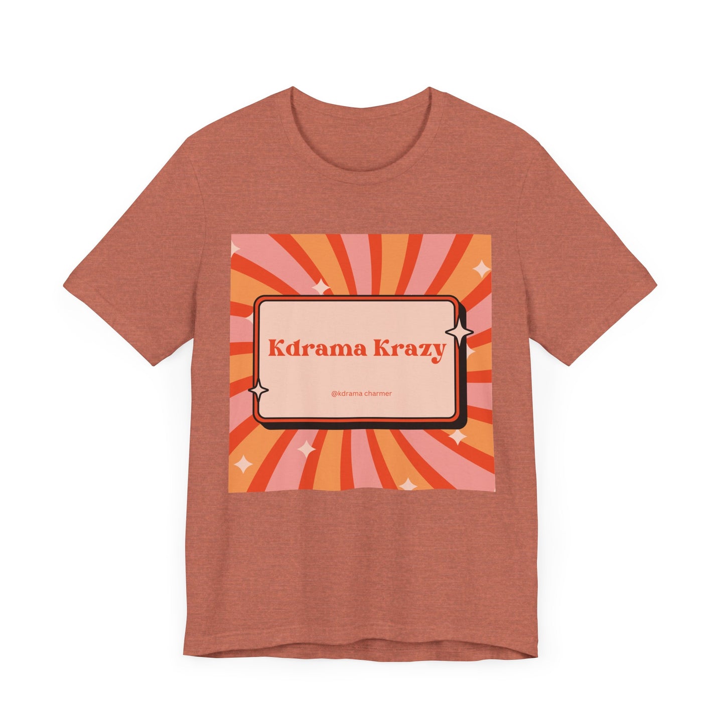 "K-Drama Krazy" Retro Fan T-Shirt | Korean Drama Lover Gift