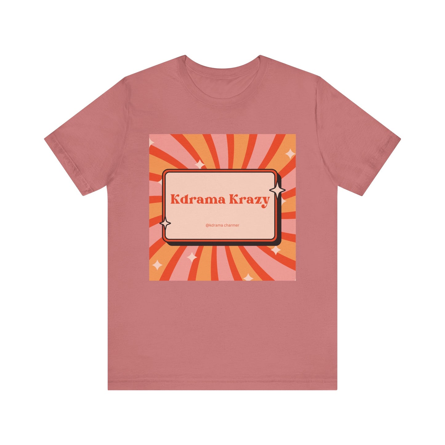 "K-Drama Krazy" Retro Fan T-Shirt | Korean Drama Lover Gift