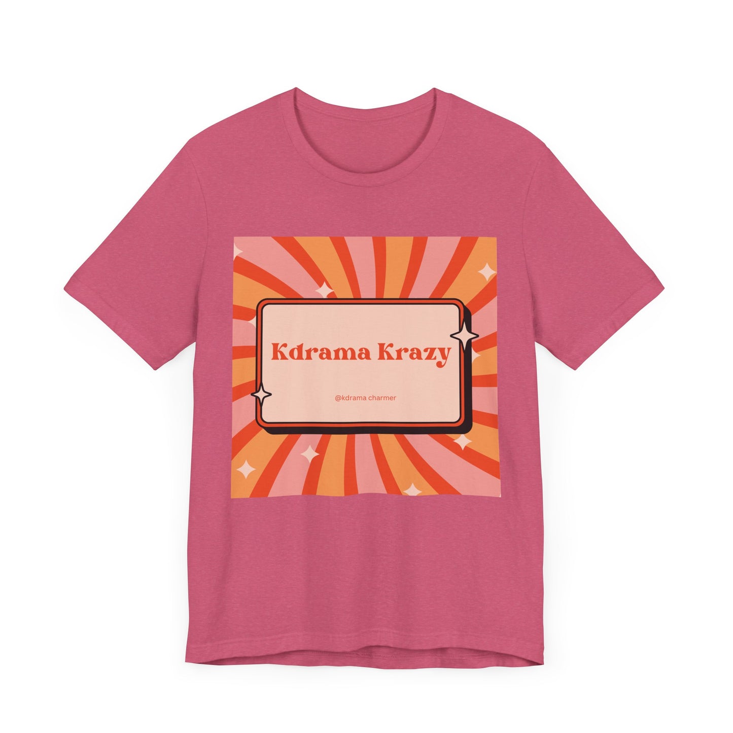 "K-Drama Krazy" Retro Fan T-Shirt | Korean Drama Lover Gift