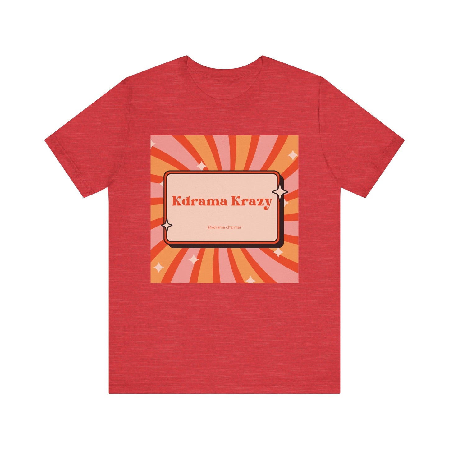 "K-Drama Krazy" Retro Fan T-Shirt | Korean Drama Lover Gift