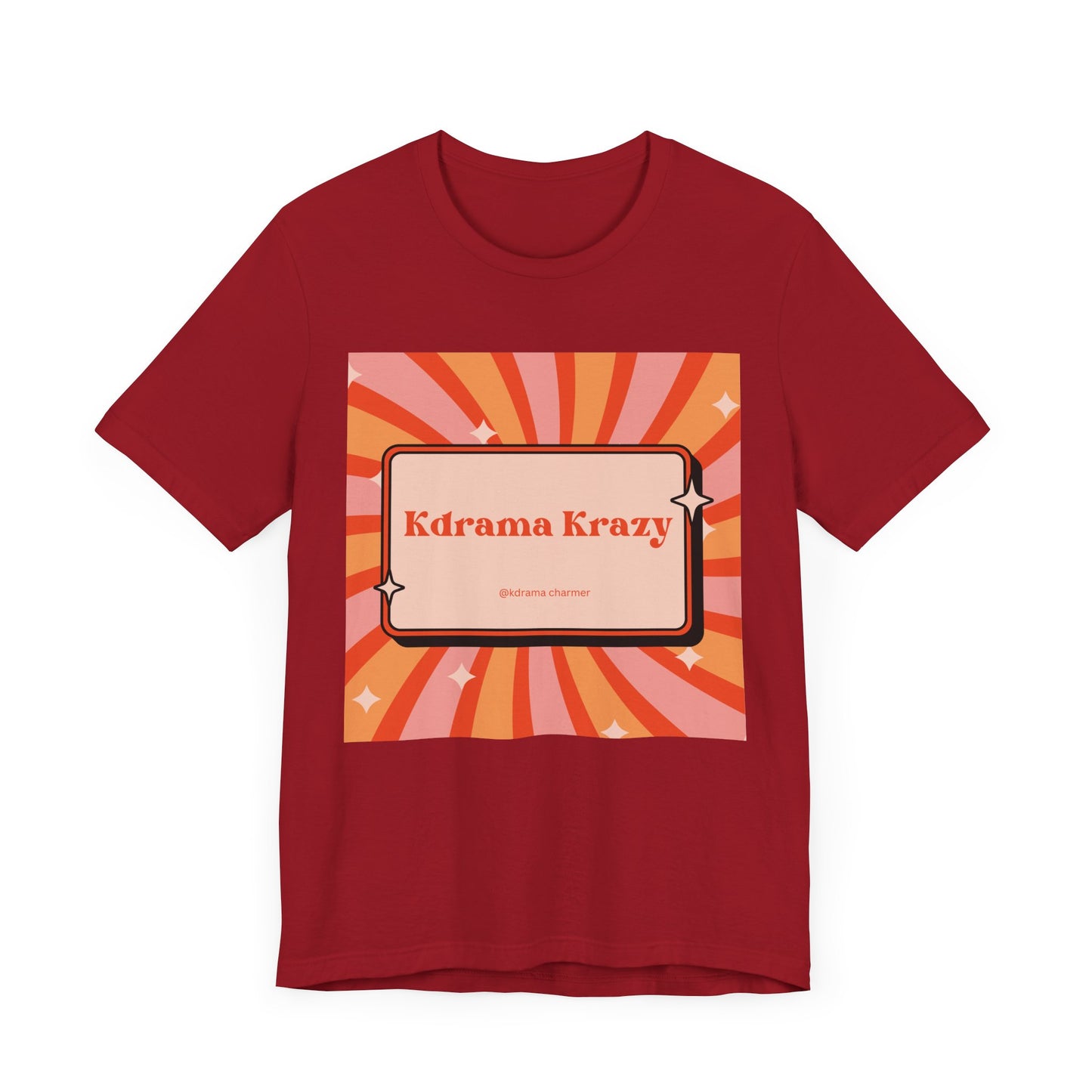 "K-Drama Krazy" Retro Fan T-Shirt | Korean Drama Lover Gift