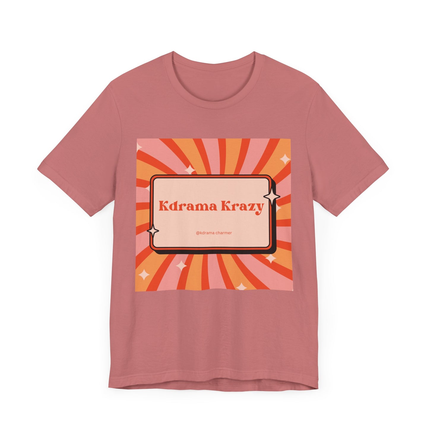 "K-Drama Krazy" Retro Fan T-Shirt | Korean Drama Lover Gift