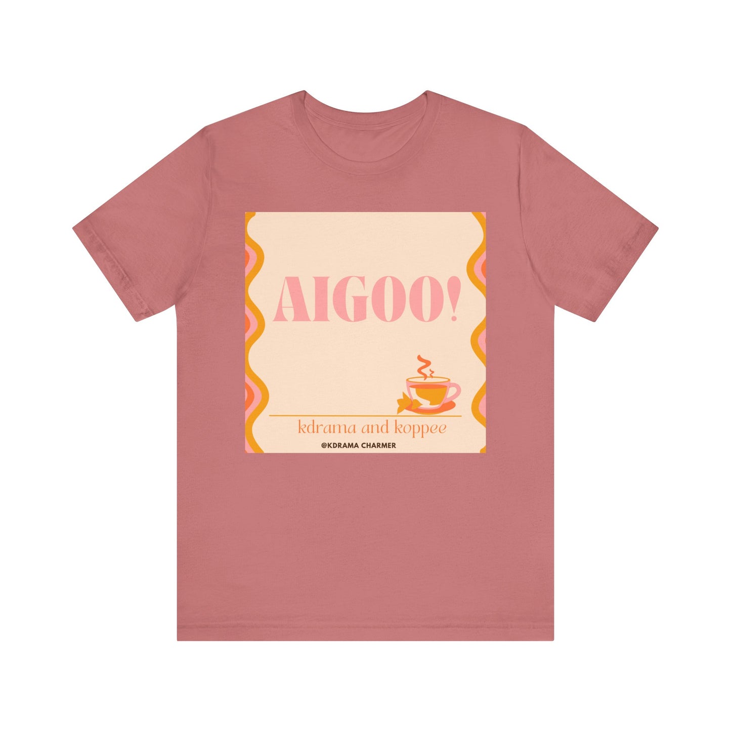 "AIGOO!" Retro K-Drama Fan T-Shirt | Korean Drama Inspired Apparel