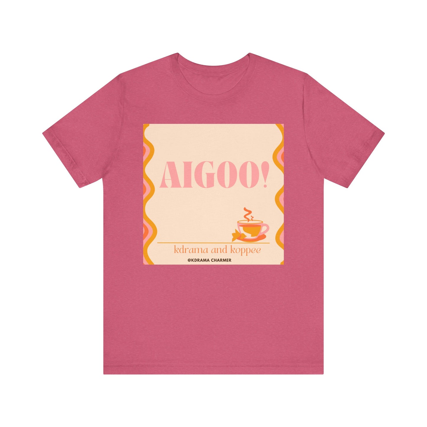 "AIGOO!" Retro K-Drama Fan T-Shirt | Korean Drama Inspired Apparel