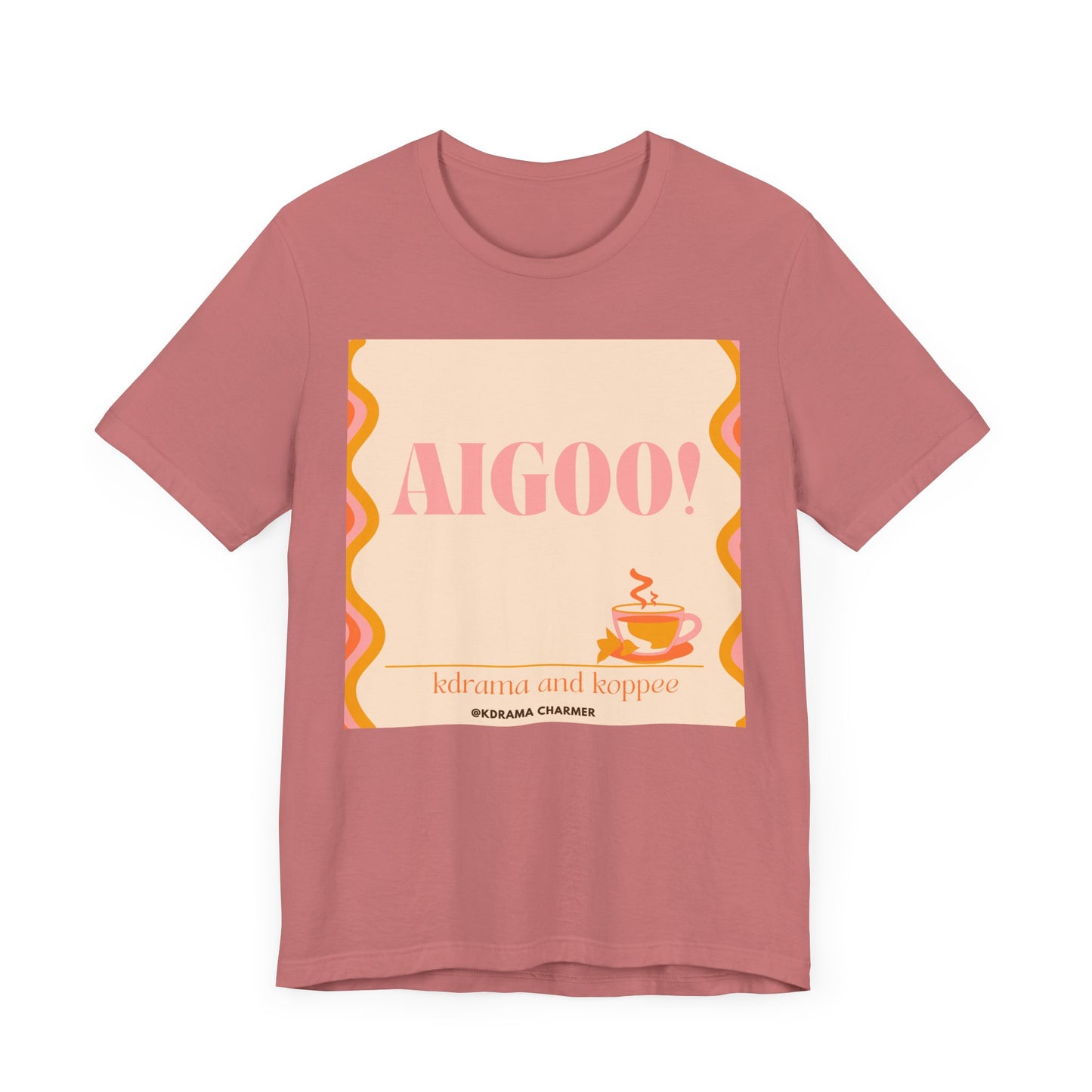 "AIGOO!" Retro K-Drama Fan T-Shirt | Korean Drama Inspired Apparel