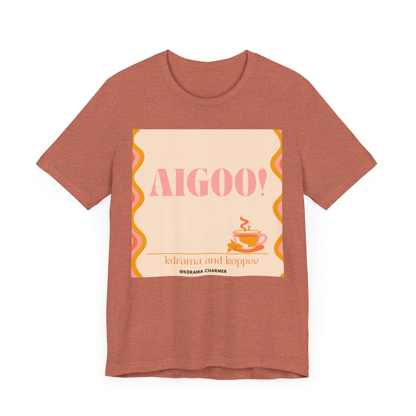 "AIGOO!" Retro K-Drama Fan T-Shirt | Korean Drama Inspired Apparel